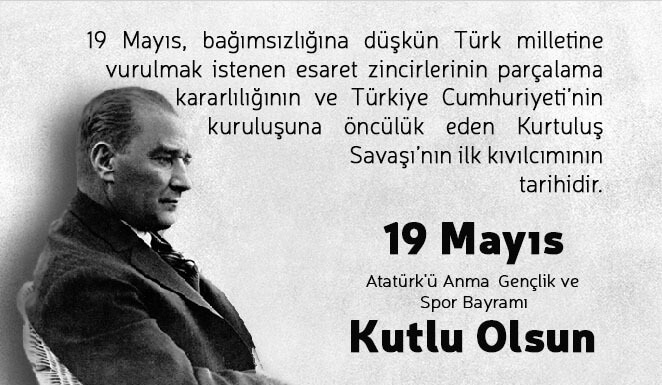 19 Mayıs ile ilgili Sözler