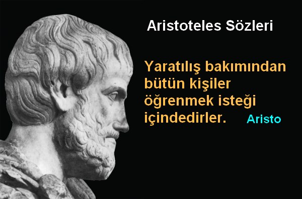 Aristoteles Sözleri