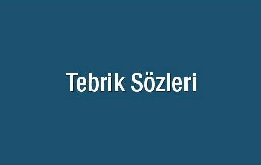 Tebrik Sözleri